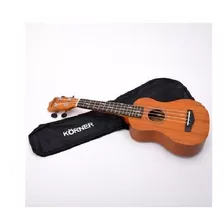 Korner Ukr20 Ukelele Soprano Sapele Con Funda