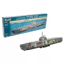 Revell Alemania 05078 1144 Uboat Tipo Xxi Winterior Rvl05078