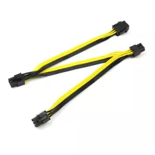 Cabo De Energia 6 Pin Para 3 X 6 Pin Pci-e Splitter