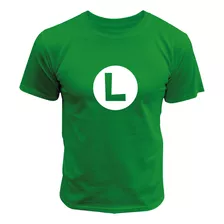 Camiseta Playera Luigi Bros Mario Bros Switch Luigi Mansion