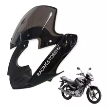 Mica Cubierta Faro Fairing Delantero Negro Yamaha Ybr125 R