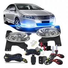 Kit Farol De Milha Honda City 09/2010/2011 + Xenon 6k