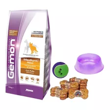 Gemon High Premium Cachorro Medium Pollo 20kg + Regalos