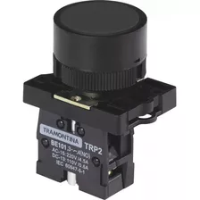 Botão Impulso Trp2-ea21 1na Preto Com Base Plástico 58015711 Cor Standard