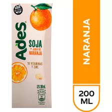 Bebida Vegetal Ades Naranja 200 Ml X 6