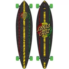 Patineta Longboard Completa Santa Cruz Mahaka Rasta Pintail