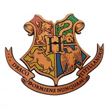 Conjunto Quadros Harry Potter Casas + Brasão Hogwarts