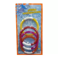 Aros Sumergibles Juego De Buceo Aqua Club Vulcanita Playking