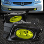 For 06-07 Honda Accord Coupe Clear Lens Bumper Fog Light Ddq