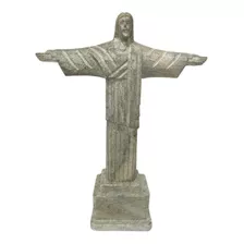 Cristo Redendor Pequeno Replica De Pedra Sabão 11 Cm Altura