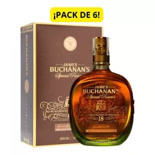 Paquete De 6 Buchanan's 18 Reserva Especial 750 Ml