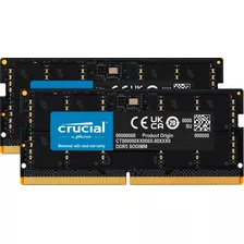 Memoria Ram Color Negro 32gb 2 Crucial Ct2k16g48c40s5