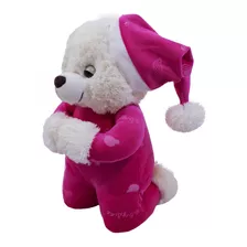 Ursinho Rosa Que Reza Pai Nosso 30cm Pelucia Envio Rapido