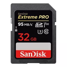 Tarjeta De Memoria Sandisk Sdsdxxg-032g-gn4in Extreme Pro 32gb