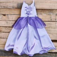 Vestido Nena Lila Disfraz De La Princesa Sofía