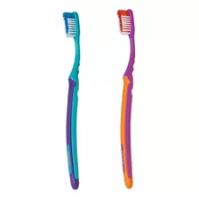 Escova Dental Kess Basic Colorida C/ 2 Unidade