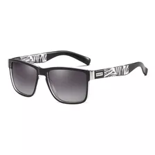 Oculos De Sol Masculino Dubery Polarizado Uv400 Branco Preto