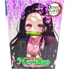 Libro Para Colorear Nezuko Demon Slayer 24 Paginas