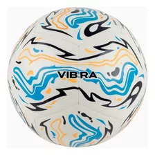 Pelota Futbol N°5 Drb Entrenamiento Campo Butilo Recreativa Color Blanco/celeste