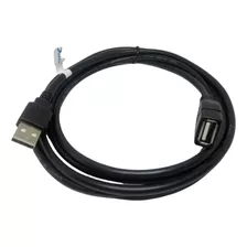 Cable De Extensión Usb Macho / Hembra 5 Metros Color Negro