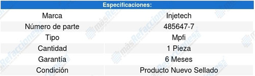 Repuesto Inyector Combustible 300zx 6cil 3.0l 84-86 8253653 Foto 2