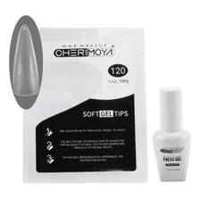 Kit Soft Gel Líquido + Tips Soft Gel Cherimoya