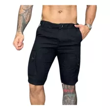 Bermuda Cargo Short Brim 6 Bolsos 40 Ao 46