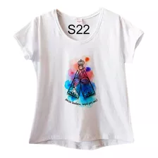 Blusa Feminina Plus Size Nossa Senhora Arte S22