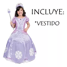 Disfraz De La Princesa Sofia Para Niña Talla: 10 