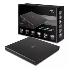 Carcasa Unidad Óptica Sata Delgada Usb 3.0 (nst510s3bk...