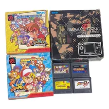 Neo Geo Pocket Skn + 6 Jgogos - Usado - Raridade