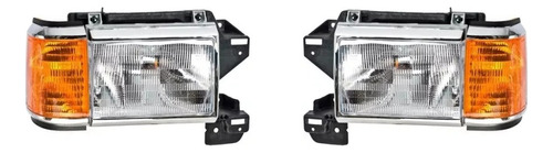 Par Juego Faros Ford F-150 F-250 1987 1988 1989 1990 1991  Foto 2