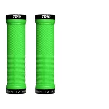 Puños De Bicicleta Trip Grips Doble Ring Verde/negro