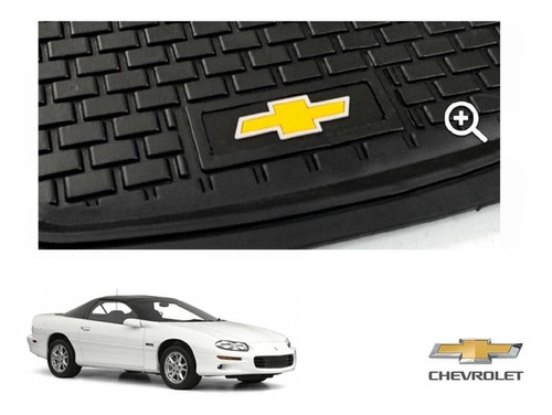 Tapetes 4pz Charola 3d Logo Chevrolet Camaro 2001 A 2004 Foto 4