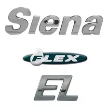 Kit Emblemas Siena Fire El 1.0 Fiat