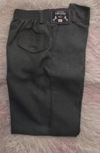 Tercera imagen para búsqueda de pantalon escolar gris
