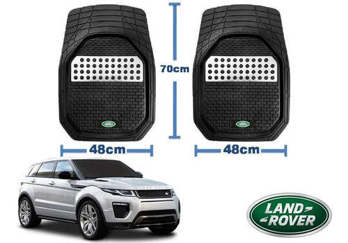 Tapetes 4pz Charola 3d Logo Range Rover Evoque 2012 A 2018 Foto 2