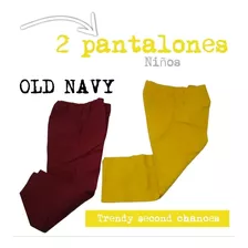 2 Pantalon Old Navy 3 Años Amarillo. La Segunda Bazar