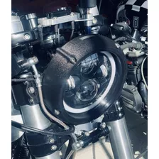 Soporte Carcaza Optica 7 Cafe Racer Ojo De Angel Multiled