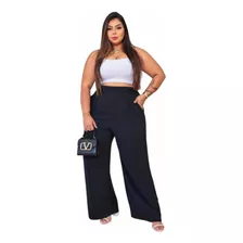 Calça Pantalona Feminina Plus Size!! 46 Ao 54!! Blogueira!!!