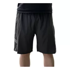 Shorts Tactel Academia Bermuda Faixa Refletor Secagem Rapida