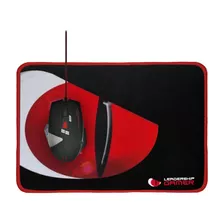 Mouse Gamer Tático 4000 Dpi Iron Leadership Cor Preto