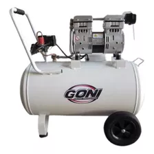 Compresor De Aire Eléctrico Goni 2001 50l 1hp 127v Blanco