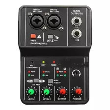 Mesa Mixer Placa De Som Interface De Audio Usb Pc