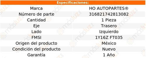 1- Ajustador Zapatas Frenos Trasero Izq Peugeot 206 03/08 Ho Foto 2