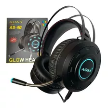 Diadema Con Microfono Audifonos Aoas Gamer Usb 7.1 Deluxe