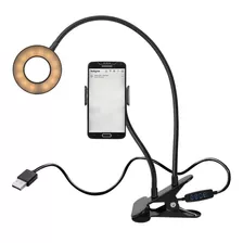 Led Fotografia Ring Light Presilha Selfie Vídeo 9cm Barato