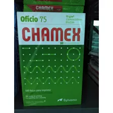 Papel Oficio Chamex Base 20 75 Grs Resma 500 Hojas