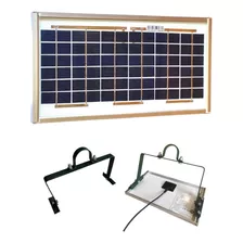 Panel Pantalla Solar 5watts Solartec Con Soporte Incluido