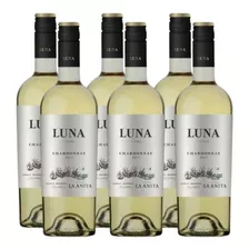 Vino Luna Chardonnay 750ml. Caja 6 Botellas Finca La Anita